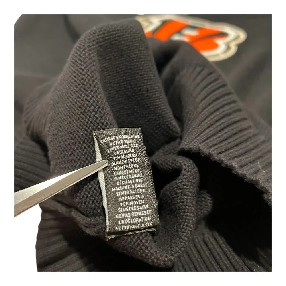 Pro Standard Black Cincinnati Bengals Prep Knit Sweater 3XL‎
